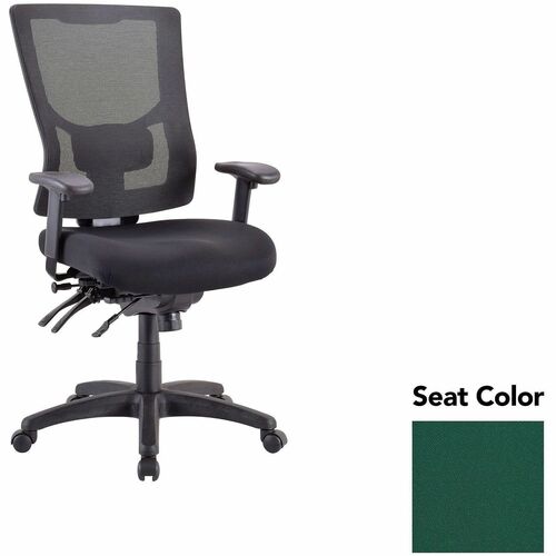Lorell Executive Chair, Hi-Back, 26.75"x26"x40.5"-44",Chive