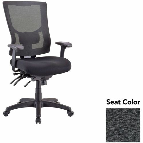 Lorell Executive Chair, Hi-Back, 26.75"x26"x40.5"-44",Azurean