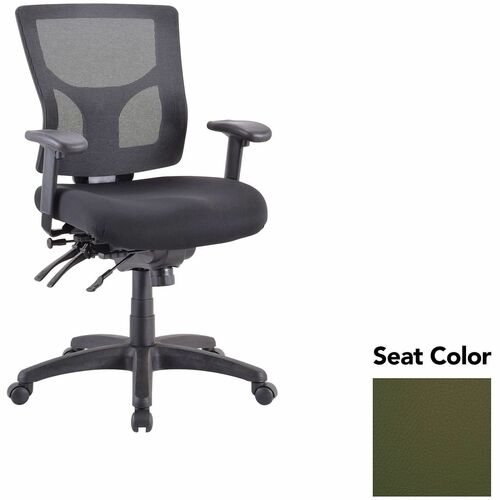 Lorell Executive Chair, Mid-Back, 26.75"x26"x39.38", Fern