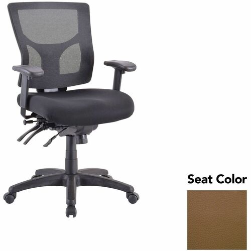 Lorell Executive Chair, Mid-Back, 26.75"x26"x39.38", Mudslide