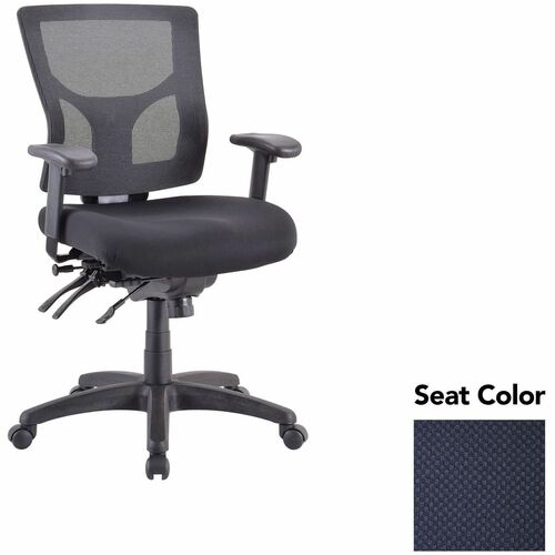 Lorell Executive Chair, Mid-Back, 26.75"x26"x39.38", Navy