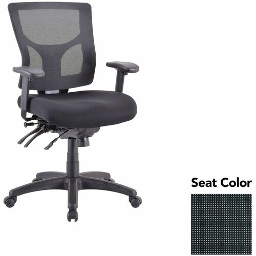 Lorell Executive Chair, Mid-Back, 26.75"x26"x39.38", Tuxedo