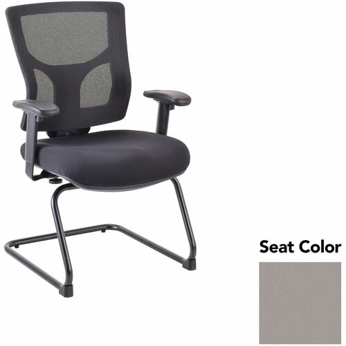 Lorell Guest Chair,Adj,24.38"-25.5"x26.38"x36.25",Metal