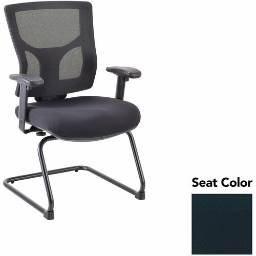 Lorell Guest Chair,Adj,24.38"-25.5"x26.38"x36.25",Ebony