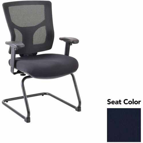 Lorell Guest Chair,Adj,24.38"-25.5"x26.38"x36.25",Cadet