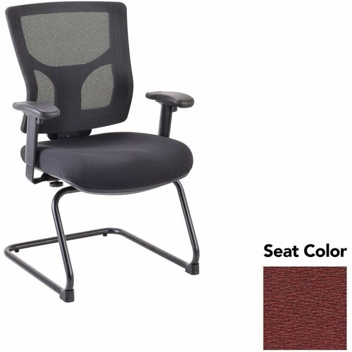 Lorell Guest Chair,Adj,24.38"-25.5"x26.38"x36.25",Carmine