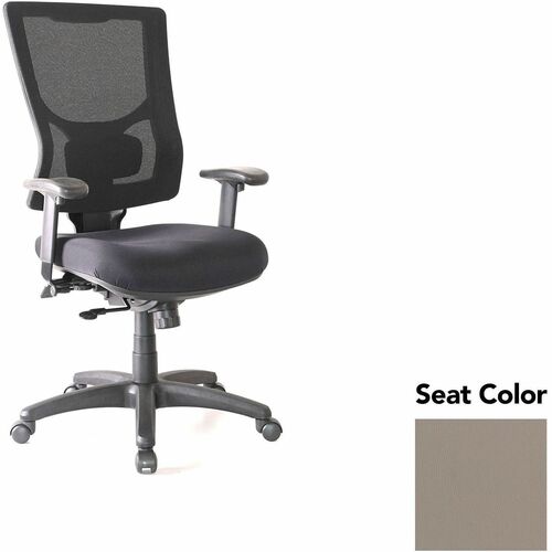 Lorell Hi-back Chair,MeshBack,20.88"x20.5"x41.38"-44.88",Stratus