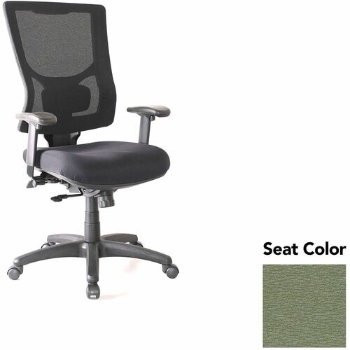 Lorell Hi-back Chair,MeshBack,20.88"x20.5"x41.38"-44.88",Cress