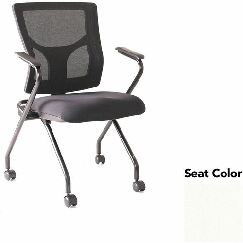 Lorell Chair,w/Arms,Nestable,19.5"x19.31"x37",2/CT,Snow