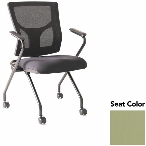 Lorell Chair,w/Arms,Nestable,19.5"x19.31"x37",2/CT,Sage
