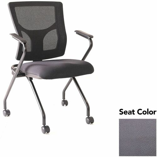 Lorell Chair,w/Arms,Nestable,19.5"x19.31"x37",2/CT,Carbon