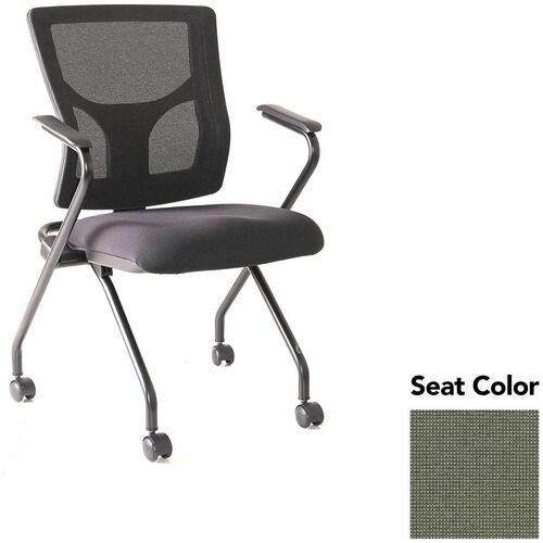 Lorell Chair,w/Arms,Nestable,19.5"x19.31"x37",2/CT,Sage