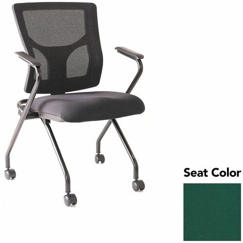Lorell Chair,w/Arms,Nestable,19.5"x19.31"x37",2/CT,Chive