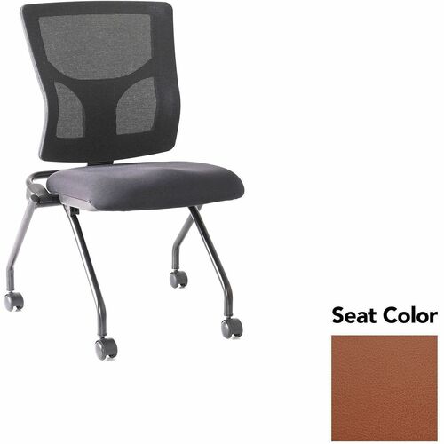Lorell Chair,Training,Nestable,19.5"x19.31"x37",2/CT,Cordovan
