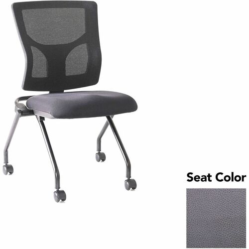 Lorell Chair,Training,Nestable,19.5"x19.31"x37",2/CT,Carbon
