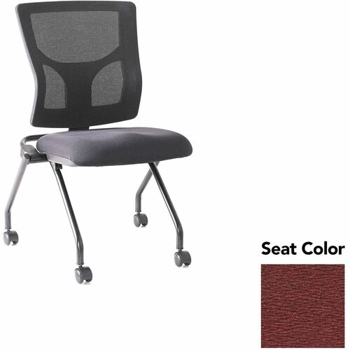 Lorell Chair,Training,Nestable,19.5"x19.31"x37",2/CT,Carmine
