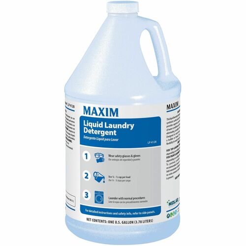 Midlab Inc Laundry Detergent,Liquid,1 Gallon,4/CT,WE