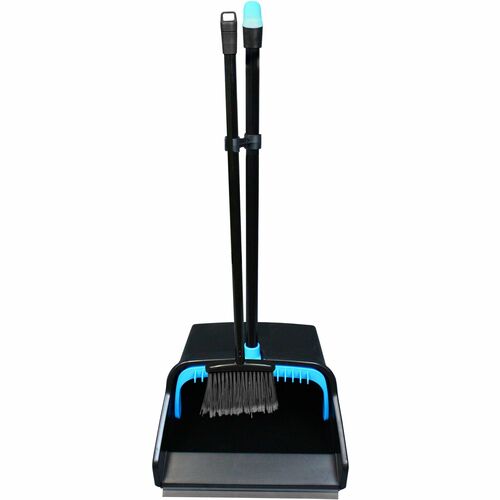 Impact Products Dustpan,Wet/Dry,Large,0.5Gal,16"Wx9.13"H,41.28"L Handle,BK