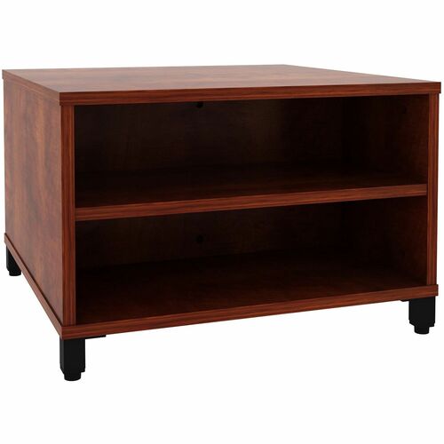 Lorell Table,w/Storage,Modular,24"x24"x15.75"-20",Cherry