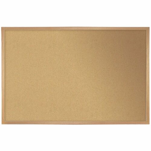 Ghent Corkboard,Solid Oak Frame,87-15/16"x48-9/16",Natural
