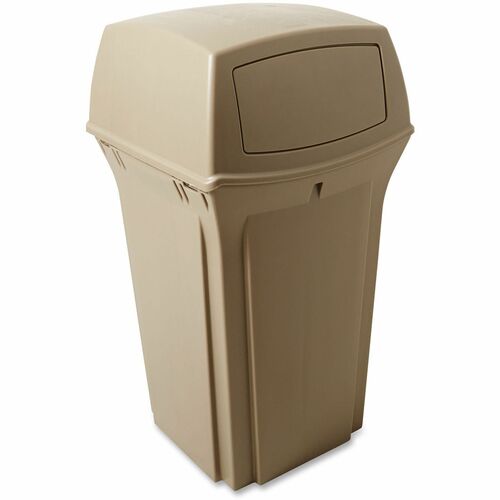 Rubbermaid Commercial Products Ranger Container, 35Gal, Beige
