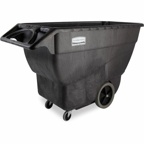 Rubbermaid Commercial Products Tilt Truck,3/4 Cubic Yard,600 lb Cap,30.25"x64.5"x38",Black