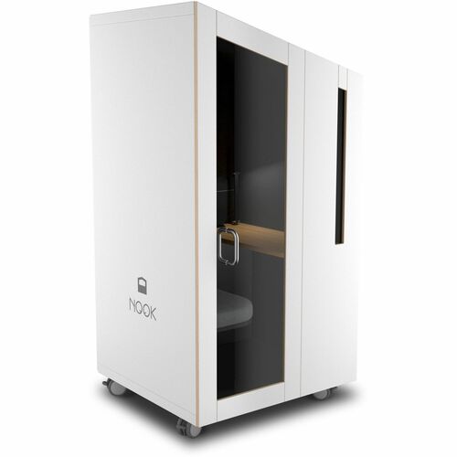 Nook Solo,1-Person,Table/Seat,Laminate,40"x37"x77",WE