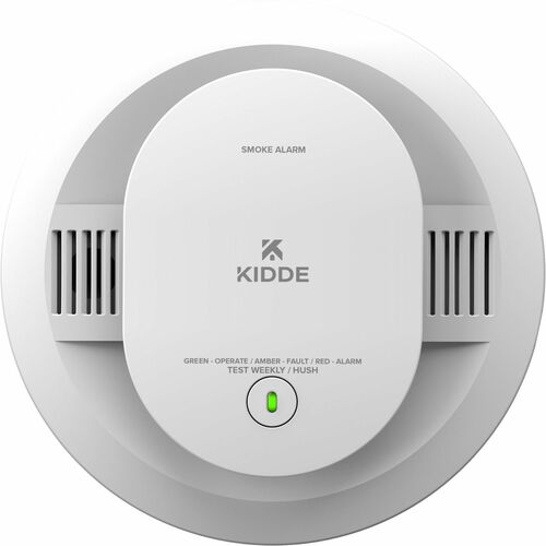 Kidde Fire And Safety Smoke Alarm, Battery-Powered,5"Dia x 2", White