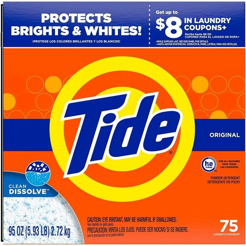 Detergent, Tide, Powder, 75 Ld, 85 Z 3/CT view 2