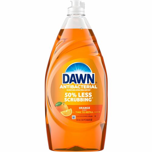 Procter & Gamble Commercial Dish Detergent,Antibacterial,Manual,Orange,30.8oz,OE