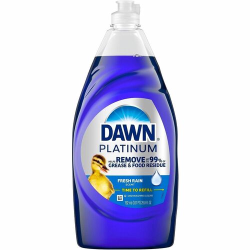 Procter & Gamble Commercial Dish Soap,Liquid,Platinum,Grease/Grime,26.8oz,BE