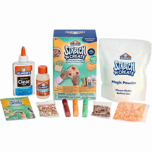 Elmer's Dough Kit,Stretch 'N Create,SnackShack,9 Piece,Multi