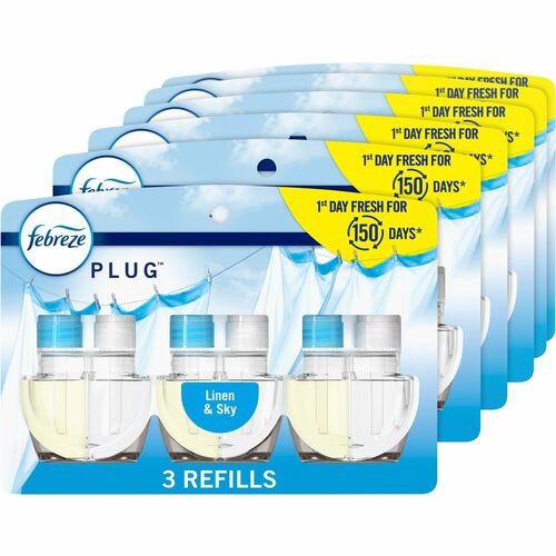 Procter & Gamble Commercial Scented Oil Refill, Linen and Sky,0.87oz,3/PK,6/CT,LBE