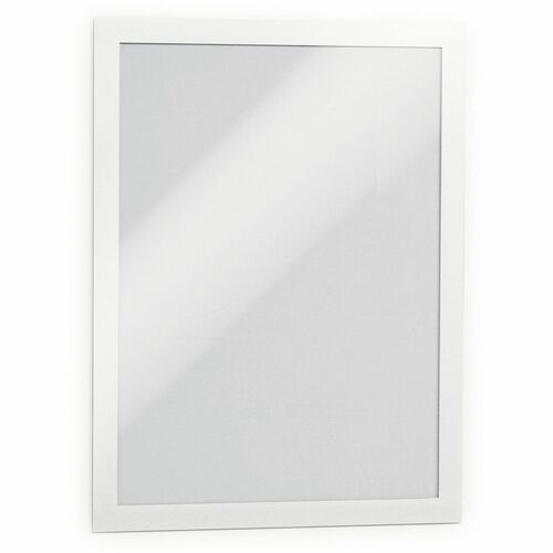 Durable Office Products Frame,f/Letter-Size,Magnetic Hinge,9-1/2"x12",2/PK,White