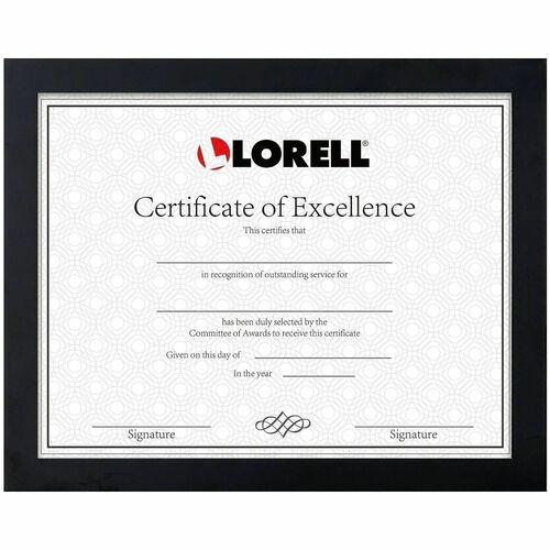 Lorell Frame, Vertical/Horizontal, 8-1/2"Wx11"H, Black