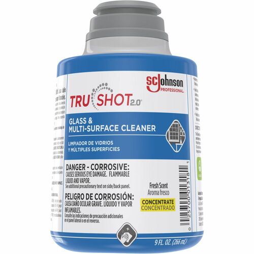 S.C. JOHNSON & SON, INC Cleaner,f/Glass/Multi-Surface,TruShot 2.0,Conc,9oz,4/CT,CL
