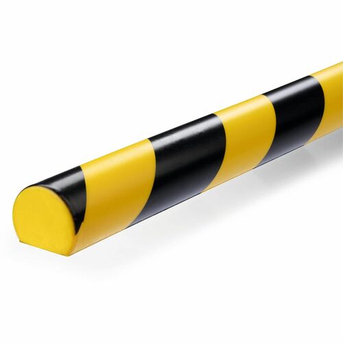 Durable Office Products Protection Profile,Surface,1.57"Wx1.25"Hx39.37"D,5/PK,YW/BK