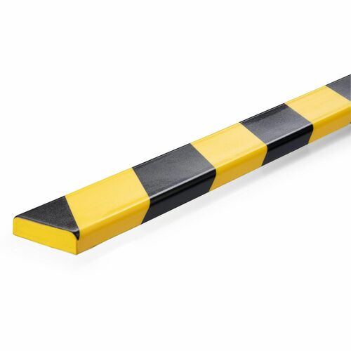 Durable Office Products Protection Profile,Surface,1.57"Wx0.39"Hx39.37"D,5/PK,YW/BK