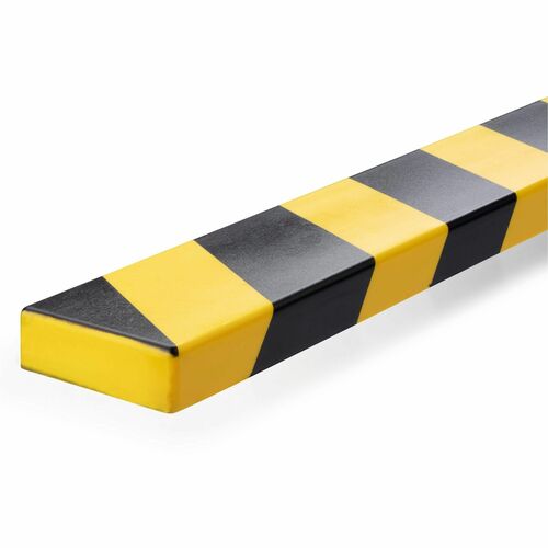 Durable Office Products Protection Profile,Surface,2.36"Wx0.78"Hx39.37"D,5/PK,YW/BK