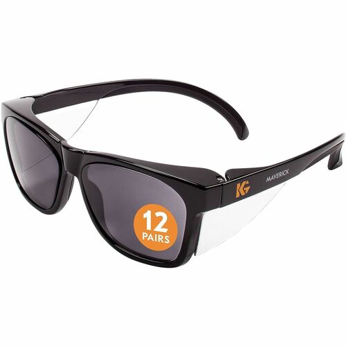 Ansell Healthcare Products Glasses,Safety,UV Protection,Anti-Fog,12/BX,Black/Smoke