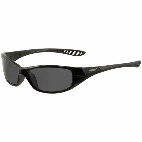 Ansell Healthcare Products Glasses,Safety,UV Shield,Flexpoint,Anti-Scratch,12/BX,BK/SKE