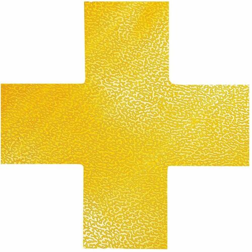 Durable Office Products Floor Marking, Cross Shape, Indoor, Self-Adhesive,10/PK,YW