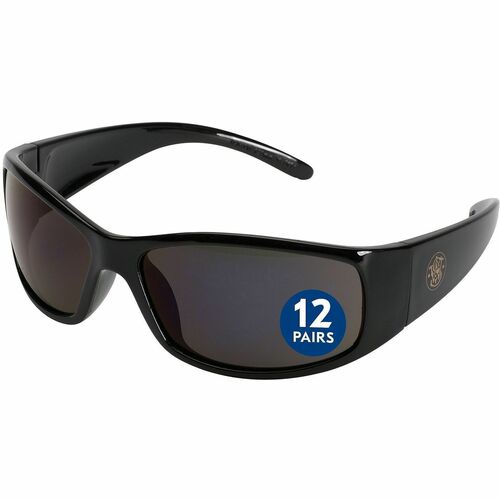 Ansell Healthcare Products Glasses,Safety,UV Protection,Anti-Scratch,12/Box,12/CT,Smoke