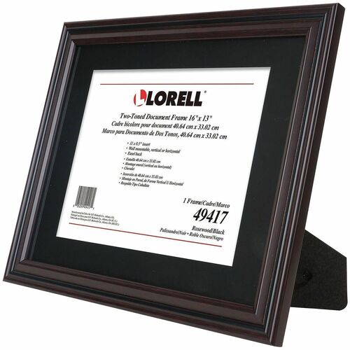 Lorell Frame, Vertical/Horizontal, 16"x13", Rosewood