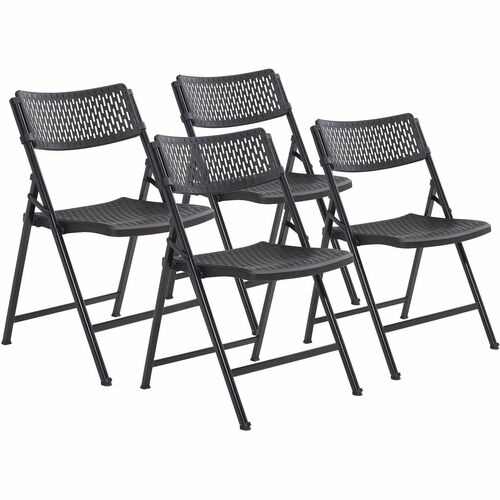 Chair, Fold, Airflex, Black 4/CT view 2