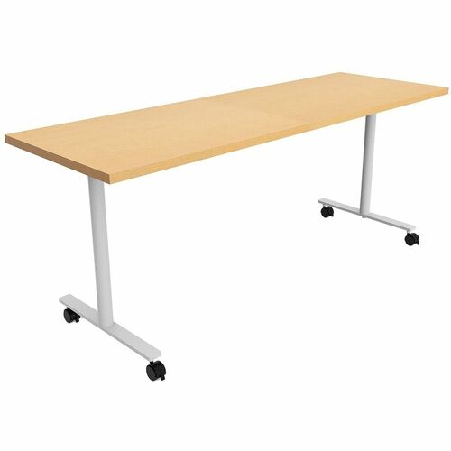 Table, T-Legs, Casters, 72x24 view 2