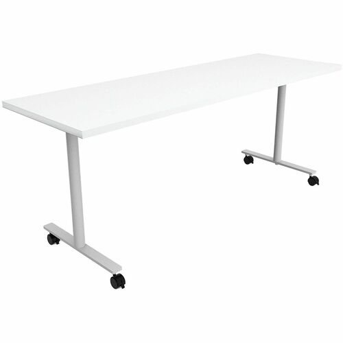 Table, T-Legs, Casters, 72x24 view 2