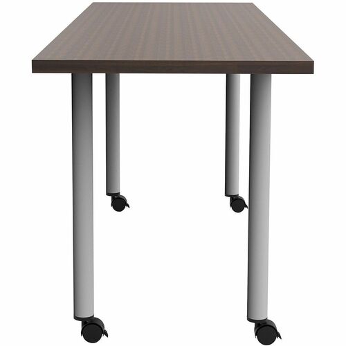 Table, Post, Casters, 72x24 view 2