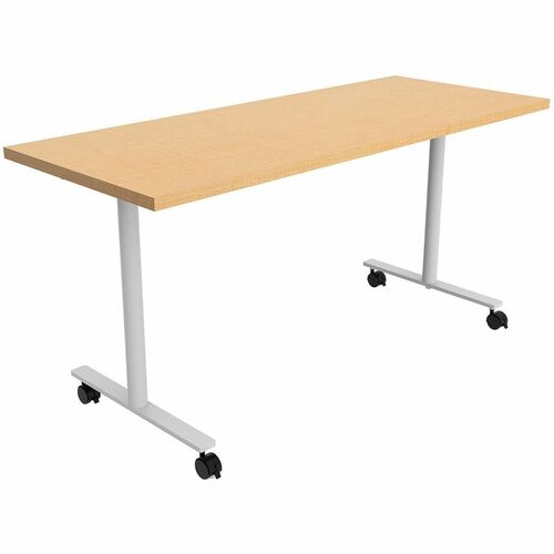 Table, T-Legs, Casters, 60x24 view 2