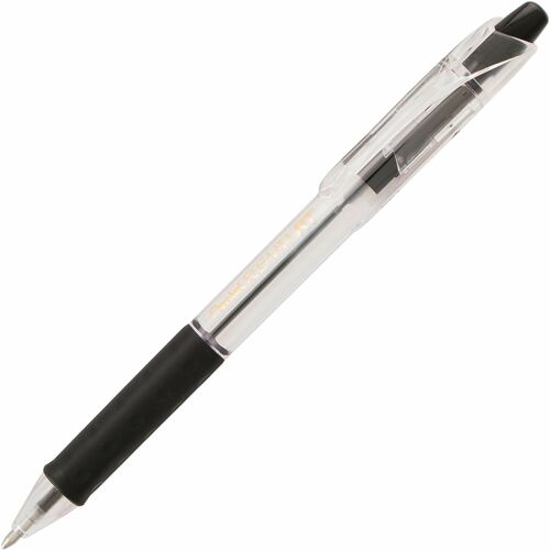 Pen, RSVP Retractable Ballpoint, Recycled, Medium, Black 12/DZ view 2